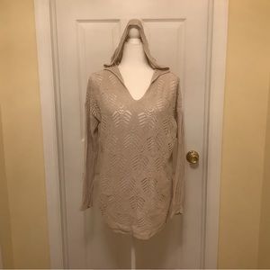 J.Jill Pointelle Hoodie Sweater